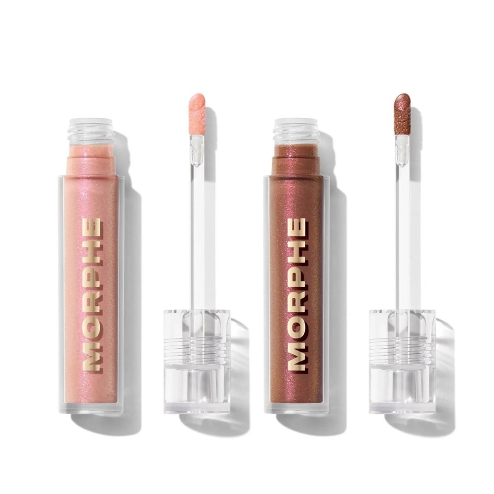 Morphe Lip Gloss Duo - Pink and Brown
